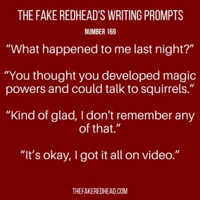 TFR's Writing Prompt 169
