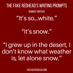 TFR's Writing Prompt 13