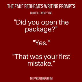 TFR's Writing Prompt 21