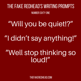 TFR's Writing Prompt 61