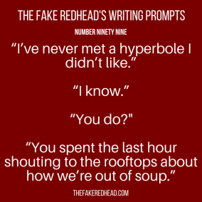 TFR's Writing Prompt 99
