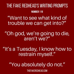 TFR's Writing Prompt 119
