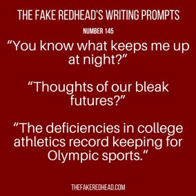 TFR's Writing Prompt 145