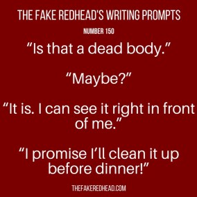 TFR's Writing Prompt 150