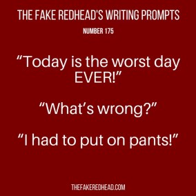 TFR's Writing Prompt 175