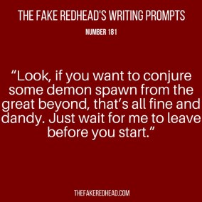 TFR's Writing Prompt 181