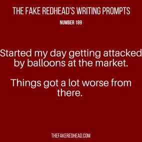 TFR's Writing Prompt 189