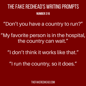 TFR's Writing Prompt 316