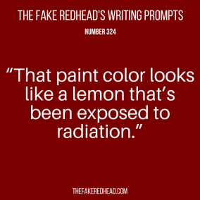TFR's Writing Prompt 324