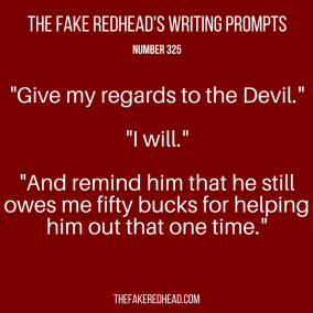 TFR's Writing Prompt 325