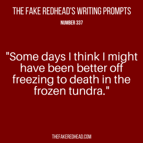 TFR's Writing Prompt 337