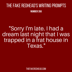 TFR's Writing Prompt 356