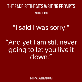 TFR's Writing Prompt 368