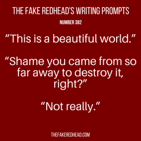 TFR's Writing Prompt 382